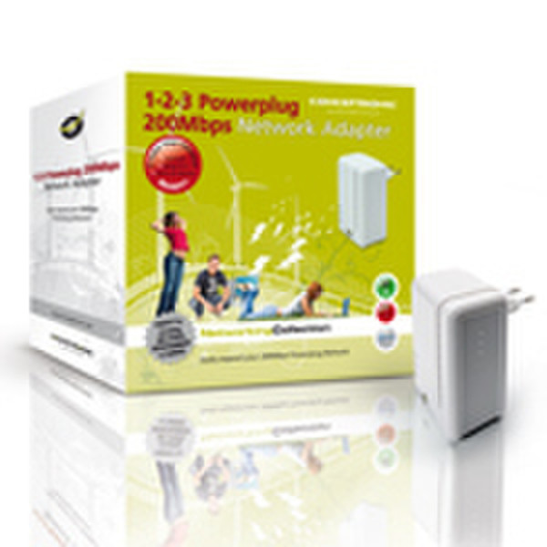 Conceptronic 1-2-3 Powerplug 200Mbps Network Adapter