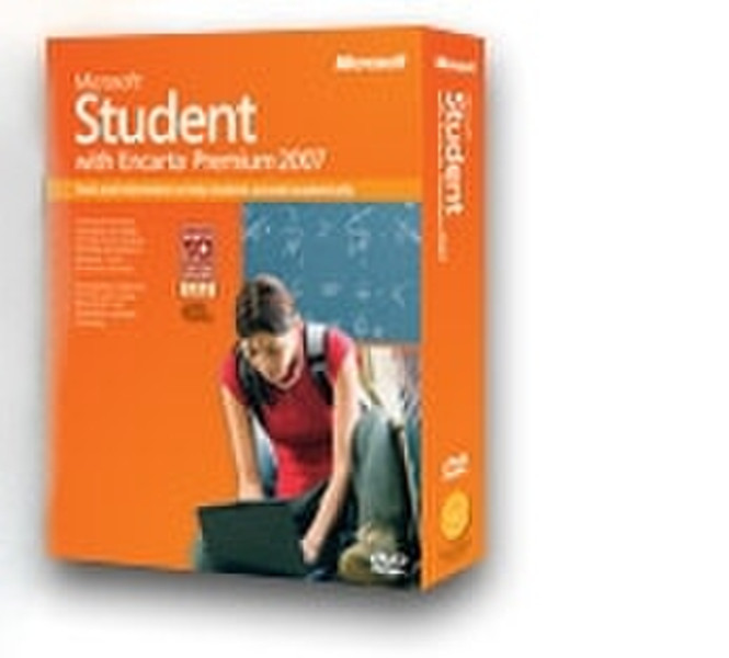 Microsoft Student with Encarta Premium 2007 Dutch Disk Kit MVL DVD