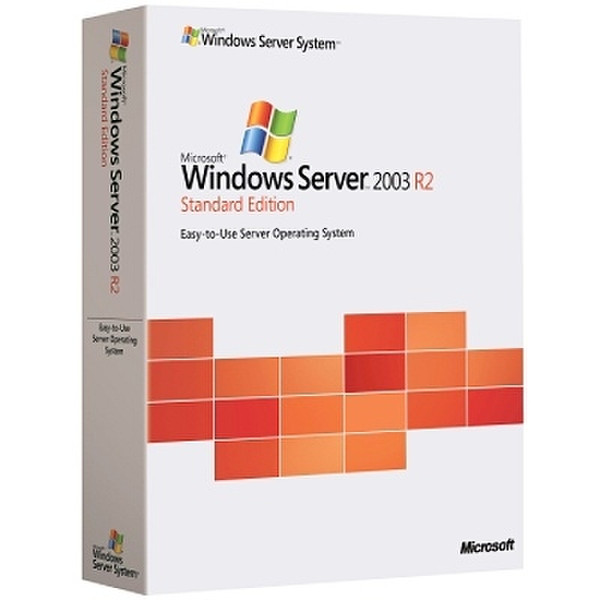 Microsoft Windows Server 2003 R2 Standard Edition w/SP2 (EN) 10 Clients, Academical