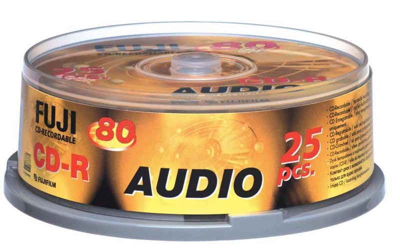 Fujifilm CD-R audio 80 25-spindle 700МБ 25шт