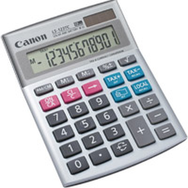 Canon LS-123TC Desktop Einfacher Taschenrechner Grau