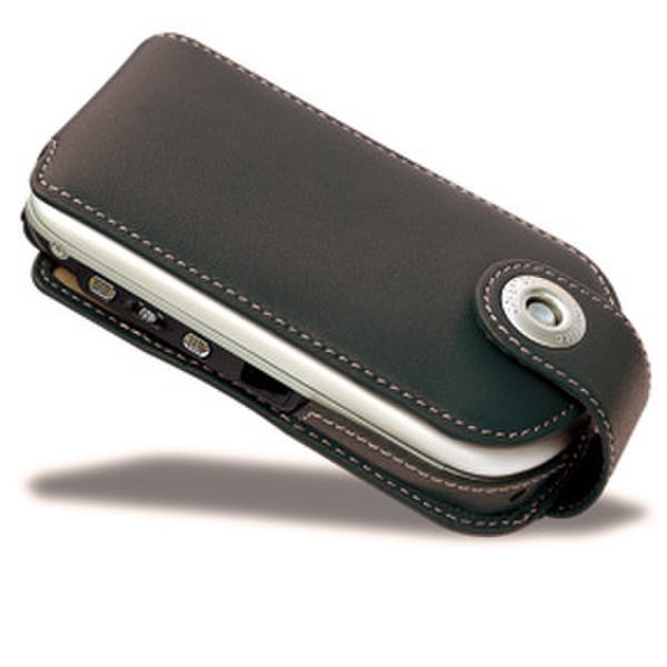 Covertec Luxury Leather Case for PDAs, Black Schwarz