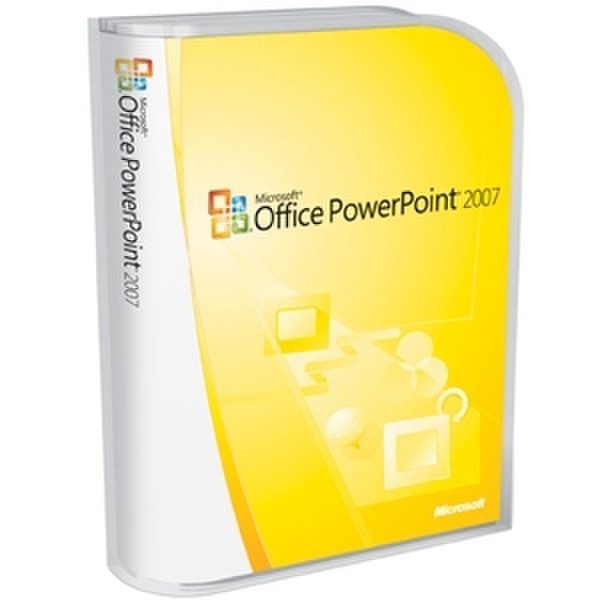 Microsoft Office PowerPoint 2007 Home and Student - Complete package - 3 PC in one household - non-commercial - CD - Win - French Полная 3пользов. FRE