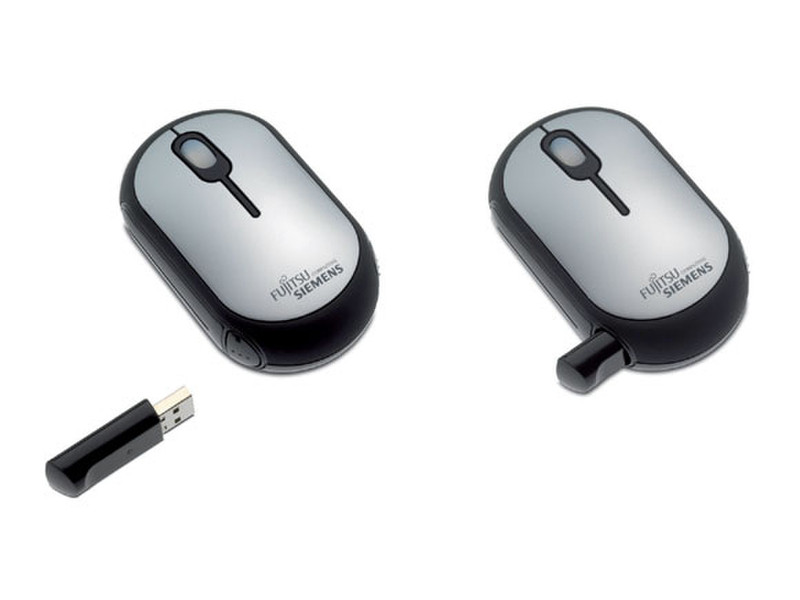 Fujitsu Notebook Mouse WI500 RF Wireless Optisch 800DPI Maus