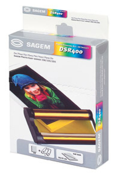 Sagem Photo Printing Kit : 40 prints photo paper