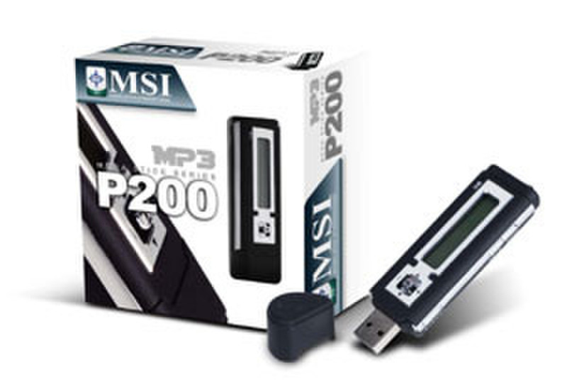 MSI P200 - Multifunctional MP3 Player, 512MB