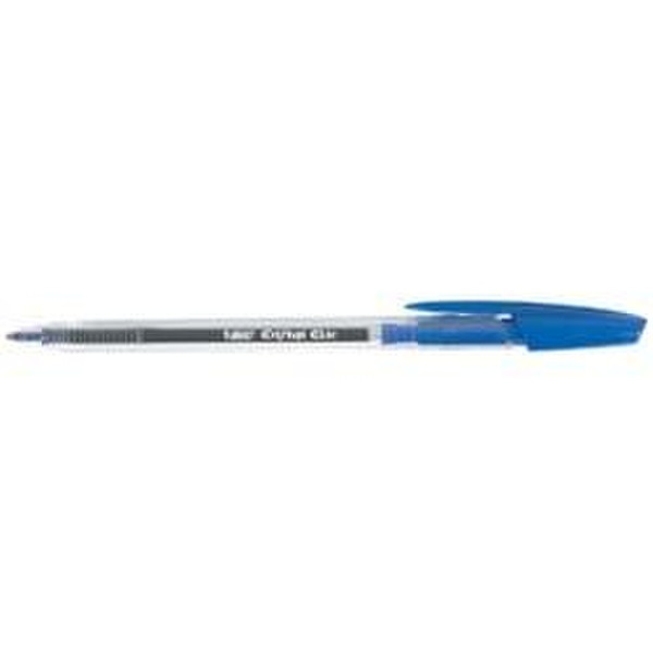 BIC Cristal Clic Clip-on retractable ballpoint pen Medium Blau