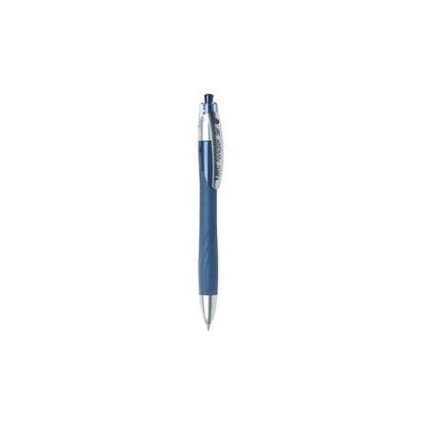 BIC 857536 Clip-on retractable ballpoint pen Blau 12Stück(e) Kugelschreiber