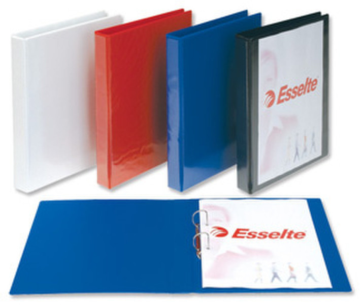 Esselte Presentation Ring Binder Polypropylene 4 D-Ring Weiß Ringmappe