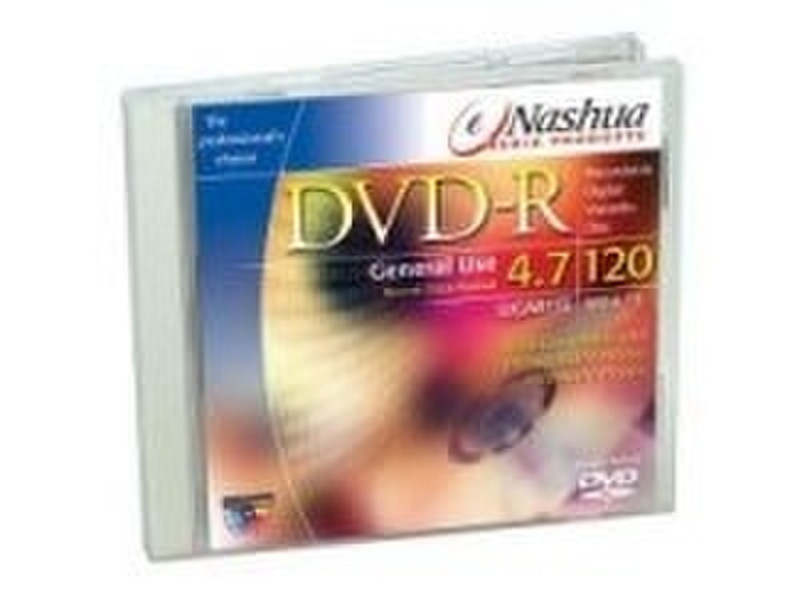 Nashua 5-pack DVD-R, jewelcase 4.7ГБ DVD-R 5шт