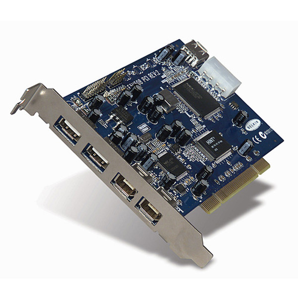 Belkin Hi-Speed USB 2.0 and FireWire PCI Card интерфейсная карта/адаптер