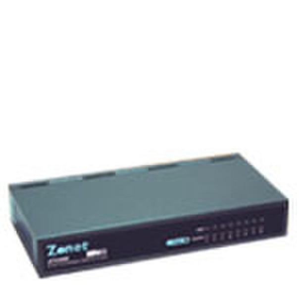 Zonet 8 Port 10/100Mbps Ethernet Switch w/Auto-MDIX ungemanaged