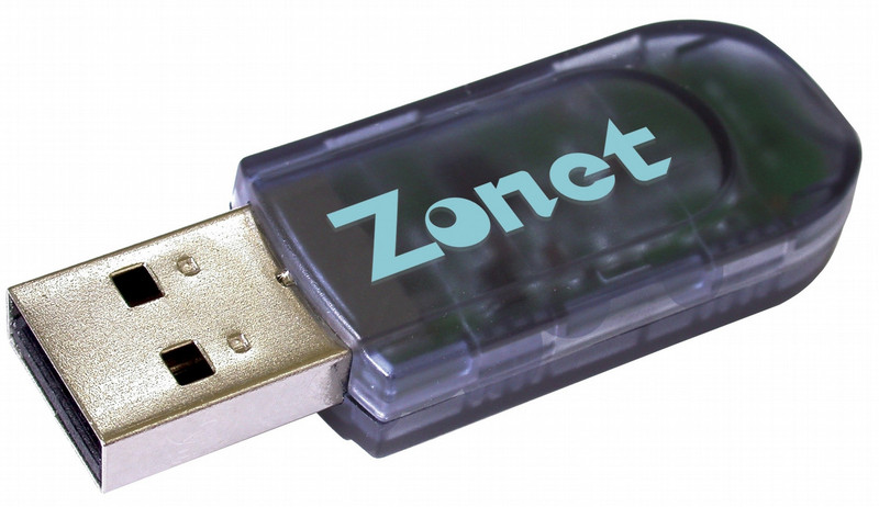 Zonet Bluetooth V1.2 USB Adapter, class 1 0.723Mbit/s networking card