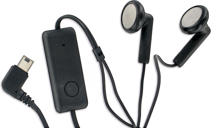 HTC Stereo Headset Binaural Wired Black mobile headset