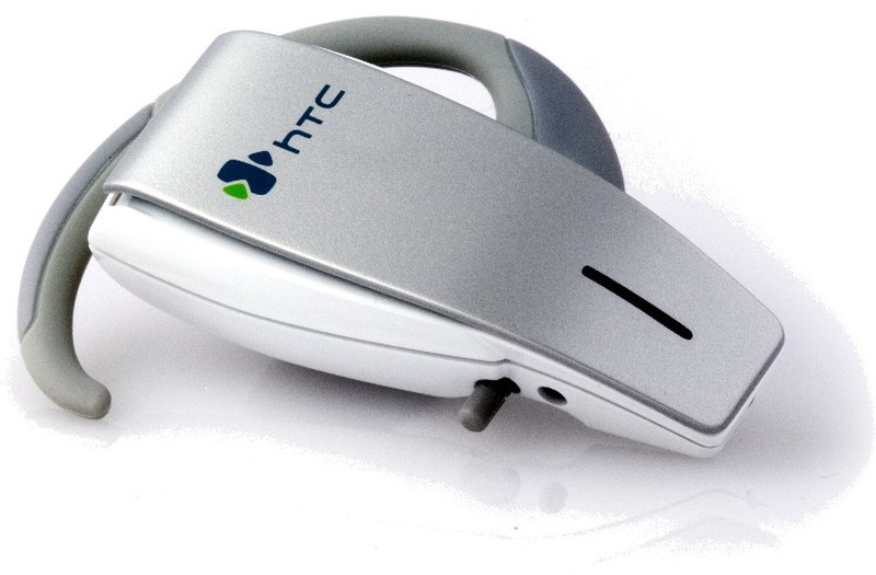HTC Bluetooth Headset, Silver/White Монофонический Bluetooth Cеребряный, Белый гарнитура мобильного устройства