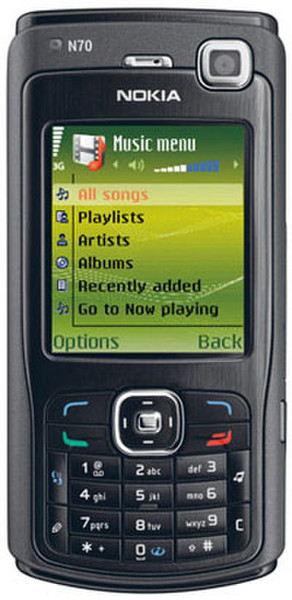 Nokia N70 Black smartphone