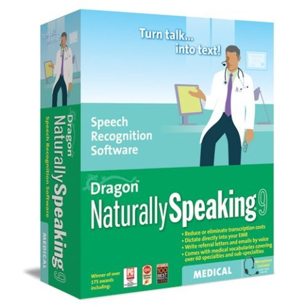 Nuance Dragon NaturallySpeaking Medical 9 Media Kit (EN)