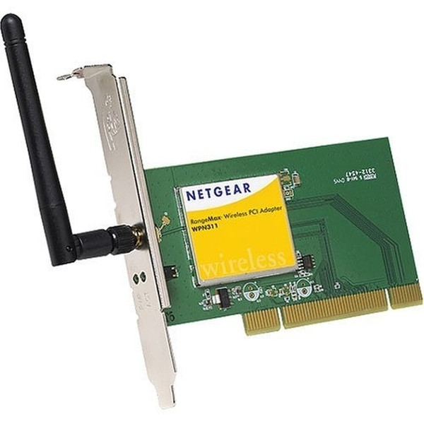 Netgear WPN311 RangeMax Wireless PCI Adapter 108Мбит/с сетевая карта