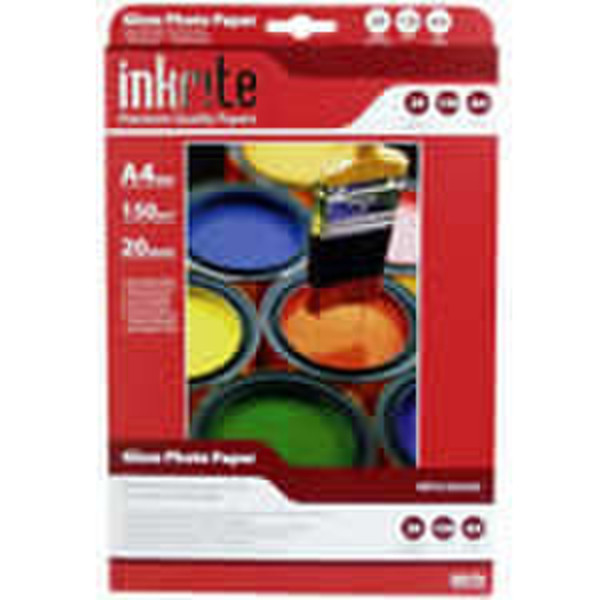 Inkrite Paper Photo Gloss 150gsm A4 (20 sheets) Fotopapier