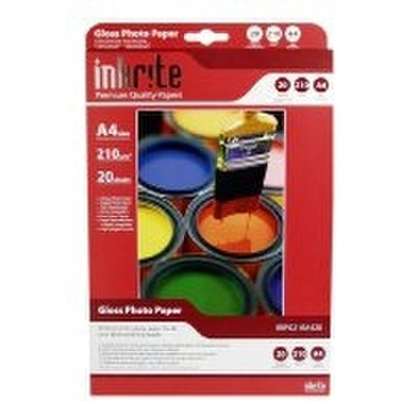 Inkrite Paper Photo Gloss 210gsm A4 (20 sheets) фотобумага