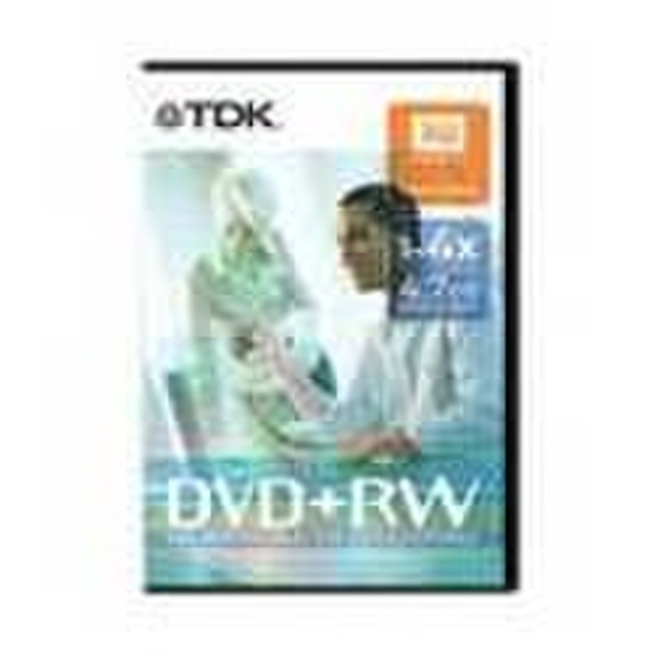 TDK DVD+RW 4.7GB 4X Videobox