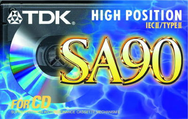 TDK SA90 Audio Tape SA 90min