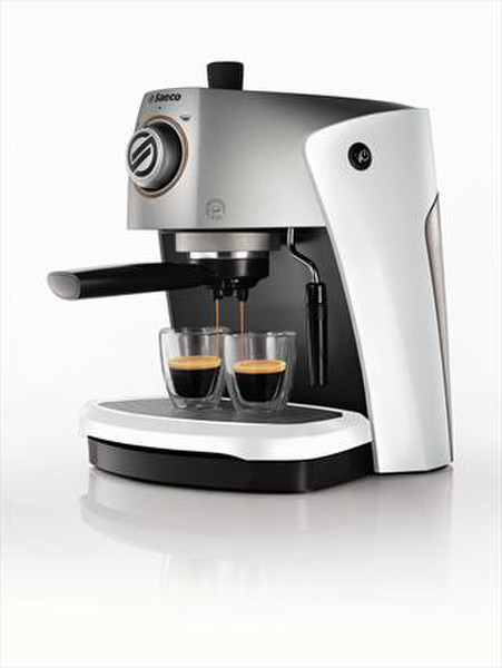 Saeco Nina Plus Espresso machine 1.5л Cеребряный, Белый