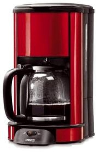 Princess Red Cafe Torino Limited freestanding Drip coffee maker 12cups Red