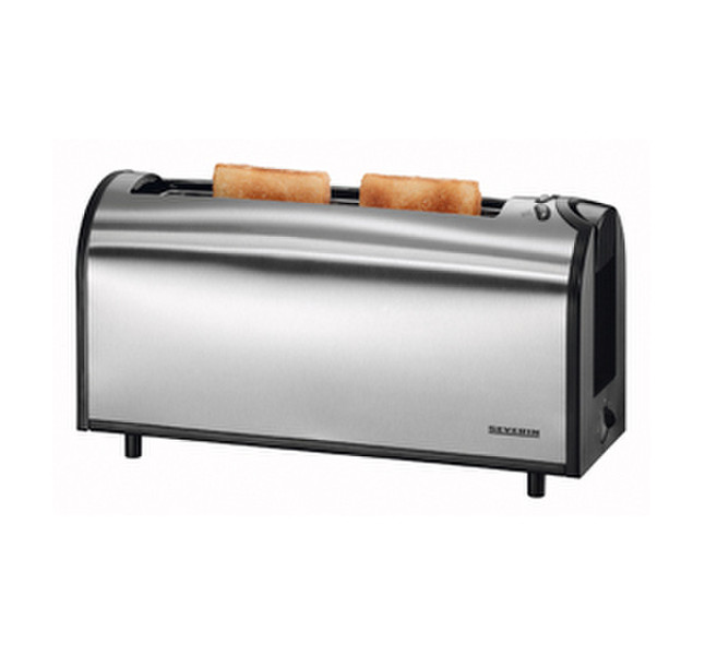 Severin Automatic Toaster 1slice(s) 1000W Schwarz, Silber