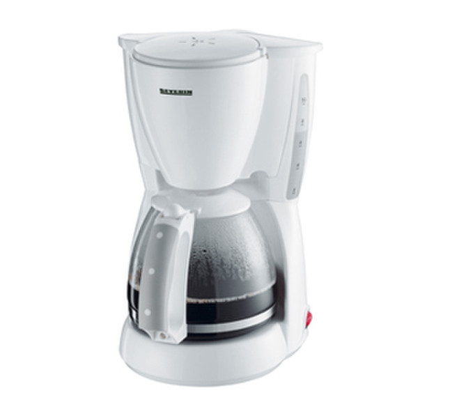 Severin Coffee Maker (glass jug) KA 9696 Капельная кофеварка 10чашек Белый