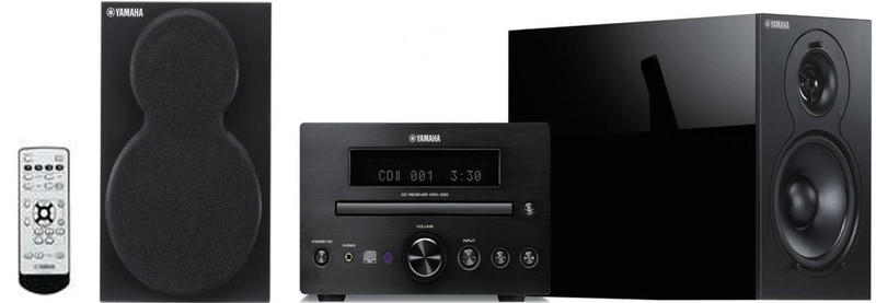 Yamaha MCR-330 Micro-Set 20W Schwarz Home-Stereoanlage