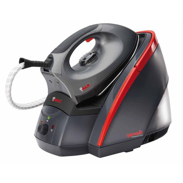 Polti Forever 1500 750W 1.1l Edelstahl-Bügelsohle Schwarz, Rot