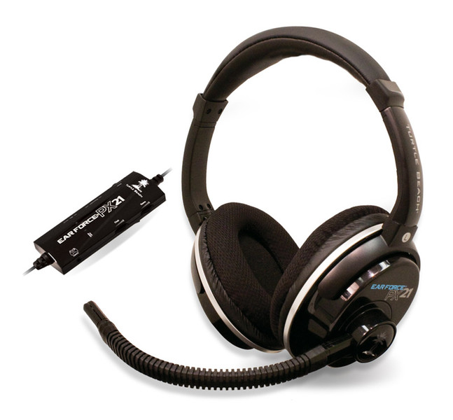 Turtle Beach Ear Force PX21 2.5 mm + 3.5 mm Binaural Kopfband Schwarz Headset