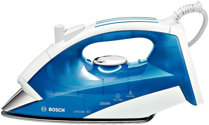 Bosch TDA3620 Trocken- & Dampfbügeleisen 230W Blau, Weiß Bügeleisen