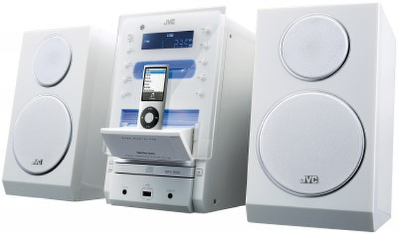 JVC UX-LP6 60W White home audio set