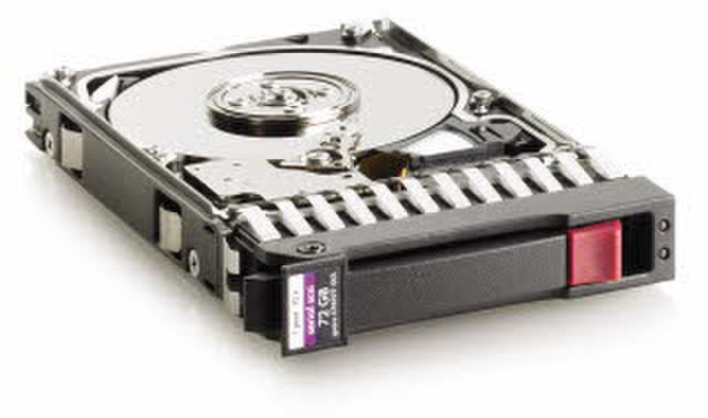 Hewlett Packard Enterprise 72GB 10K rpm Hot Plug SAS 2.5 Dual Port Hard Drive 72GB SAS internal hard drive