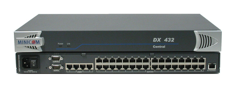 Minicom Advanced Systems DX 432 Grey KVM switch