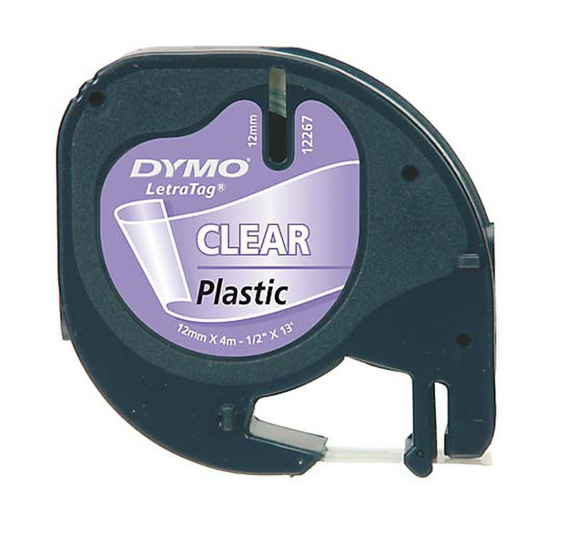 DYMO 12mm LetraTag Plastic Tape label-making tape