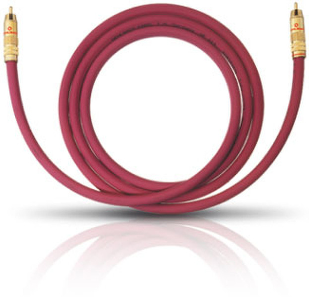 OEHLBACH 20544 4m RCA RCA Bordeaux Audio-Kabel