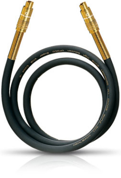 OEHLBACH 2301 1m S-Video (4-pin) S-Video (4-pin) Black S-video cable