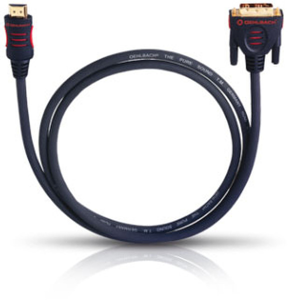 OEHLBACH 2412 3м DVI-D HDMI Черный адаптер для видео кабеля