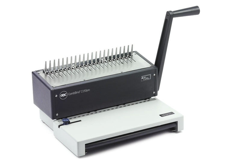 GBC CombBind C150Pro Comb binding machine 450листов Алюминиевый, Черный