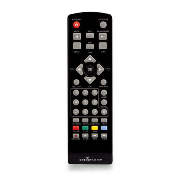 Energy Sistem RA-M 5250/T5450/T5650 T Series Black remote control