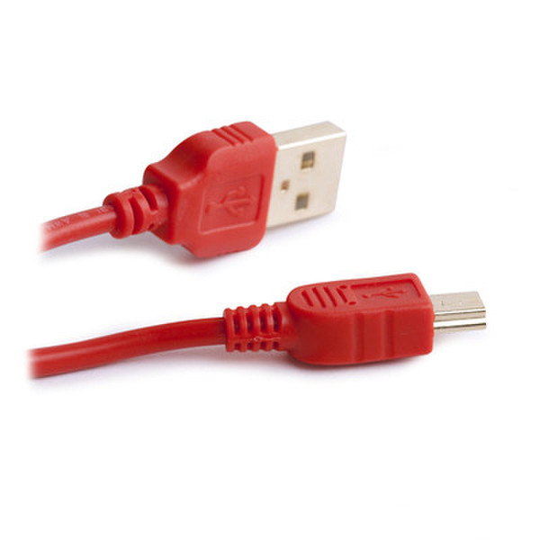 Energy Sistem RA-USB A-B mini 0.3m 0.3m USB A Mini-USB B Rot