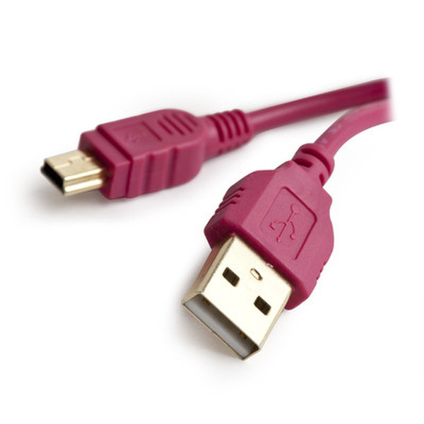 Energy Sistem RA-USB A-B mini 0.3m 0.3м USB A Mini-USB B Красный