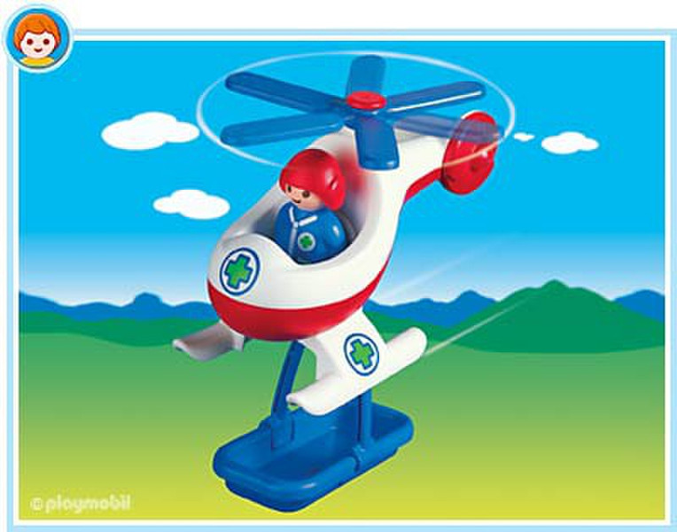 Playmobil Rescue Helicopter Mehrfarben Kinderspielzeugfigur