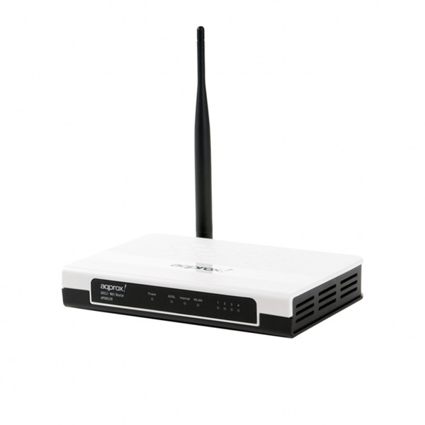 Approx APPADSL2V1 Fast Ethernet Black, White