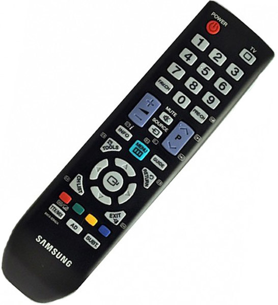 Samsung BN59-00942A Инфракрасный беспроводной Нажимные кнопки Черный пульт дистанционного управления