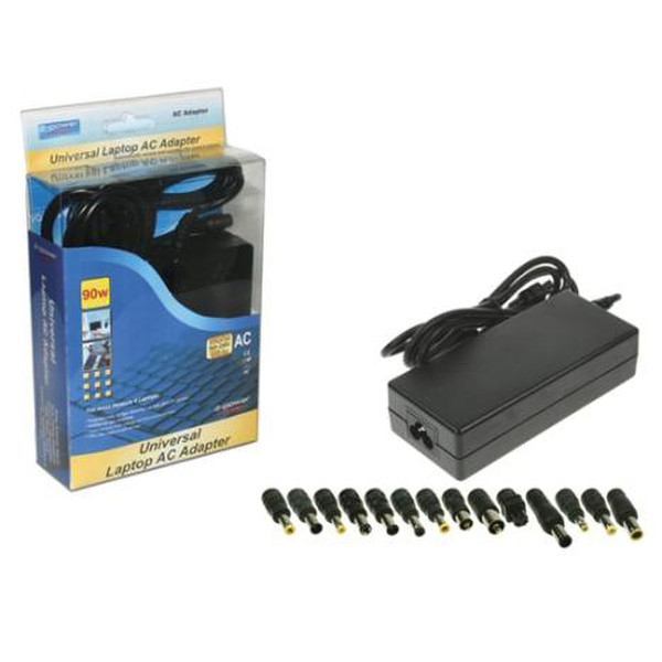 2-Power AC Adapter 90W Schwarz