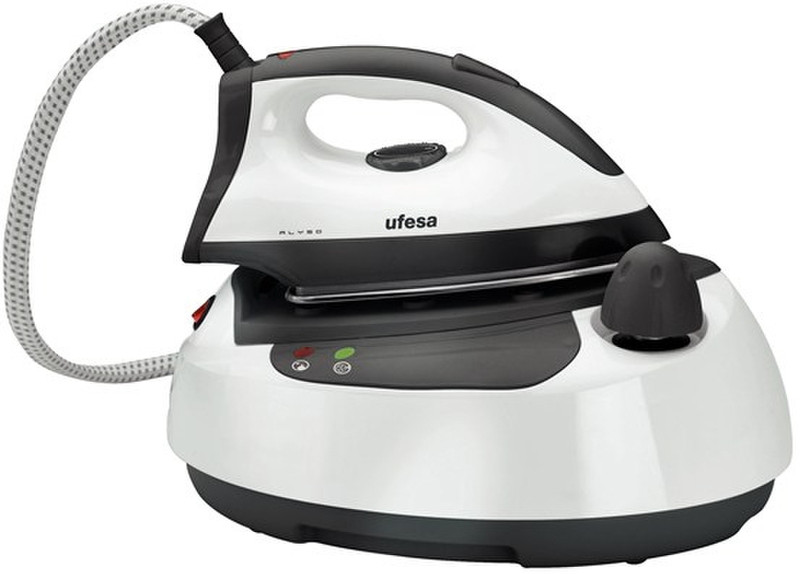 Ufesa PL1401 850W 1.2L Stainless Steel soleplate Anthracite,White steam ironing station